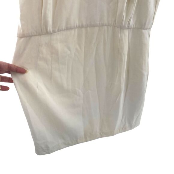 French Connection‎ Size 8 New Moon Beaded White Mini Dress Lined NWT - Picture 9 of 13